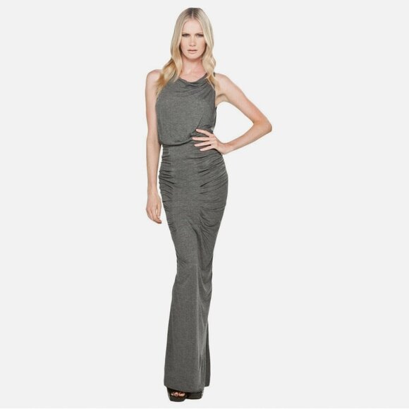 A.L.C. Dresses & Skirts - NWT ALC XS Covan Dress Grey Goddess Maxi Long Ruched Sexy Party Luxury Formal